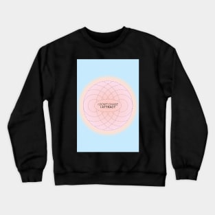 Positive Affirmation Modern Aesthetic Pink and Yellow Gradient Aura Crewneck Sweatshirt